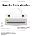 Print Worksheets & Puzzle...