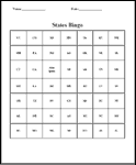 State Bingo Card