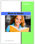 Print How To Study Series...